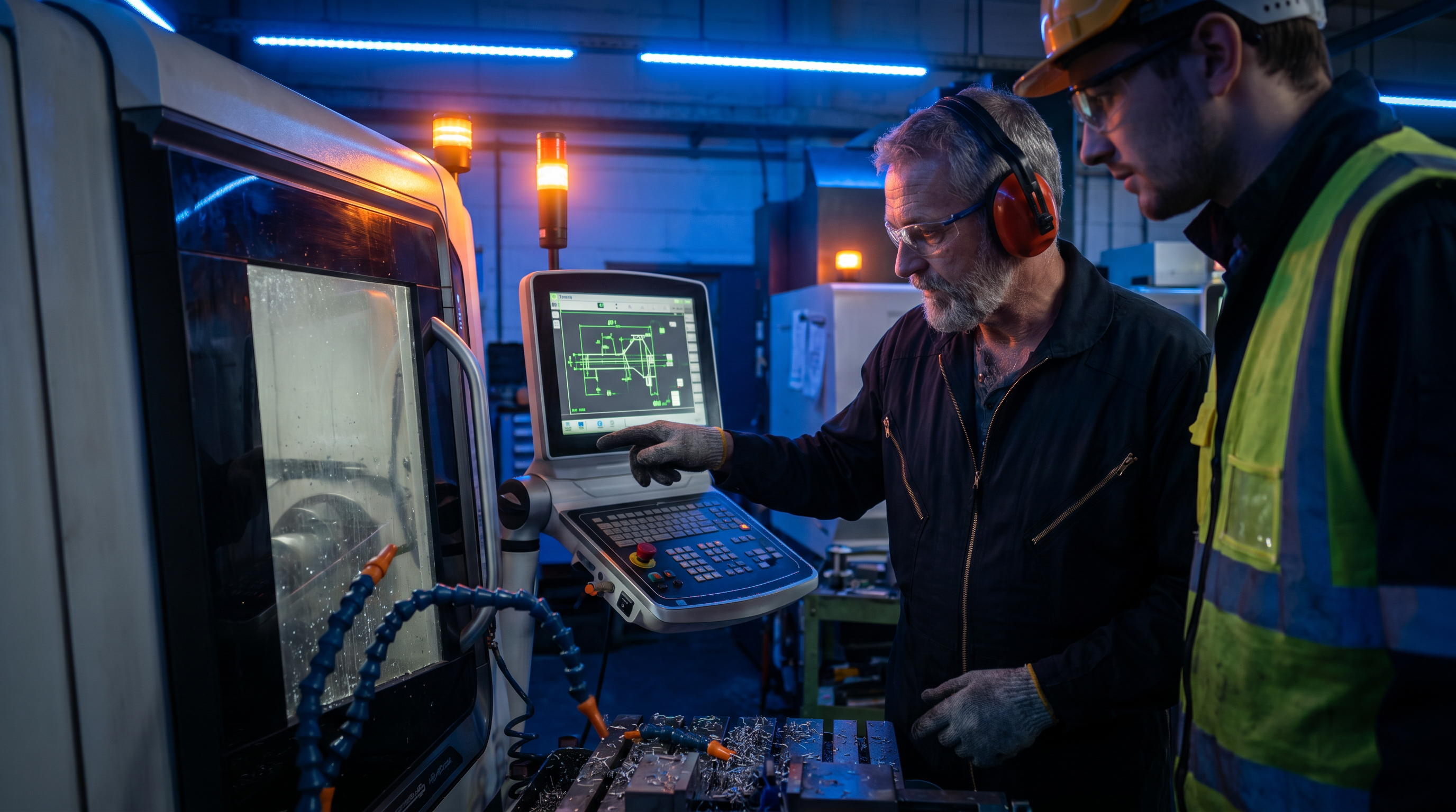 Instrutor e operador CNC